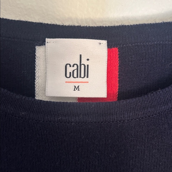 Cabi 5134 Hampton Shell Patriotic Sweater Top size women’s Medium - Picture 3 of 8